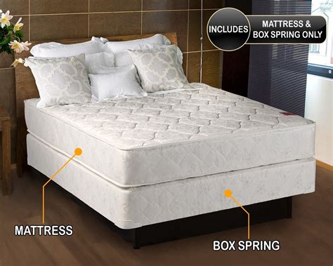 box-spring metal beds queen|queen bed box spring sale.